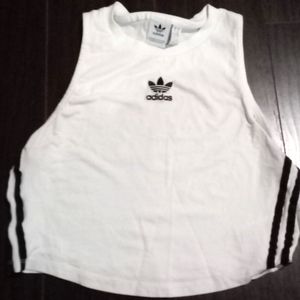 Adidas fitted crop top
